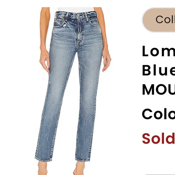 Moussy Vintage | Lombard Slim Straight in Blue | 26 - Picture 5 of 12